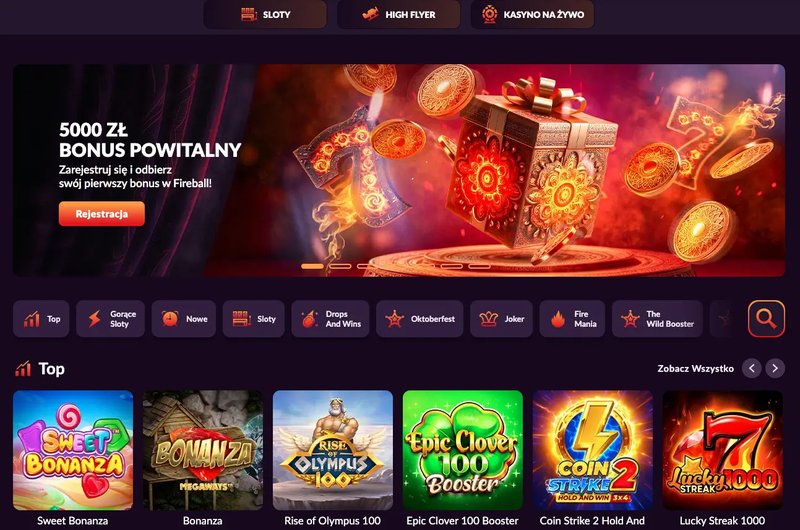 Odkryj Wspaniałości Fireball Casino - Nasz Przewodnik Po Świecie Gier - overview